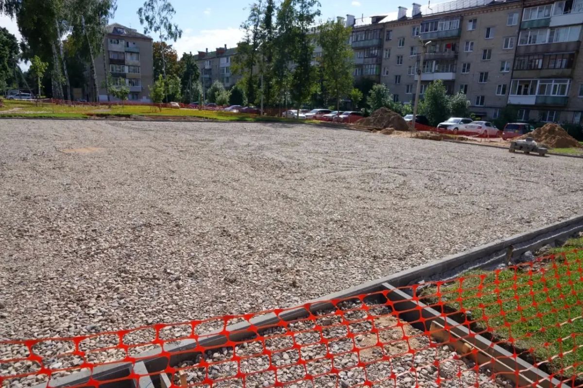 Провели сегодня объезд по нескольким точкам благоустройства в Хотьково Провели сегодня объезд по нескольким точкам благоустройства в Хотьково