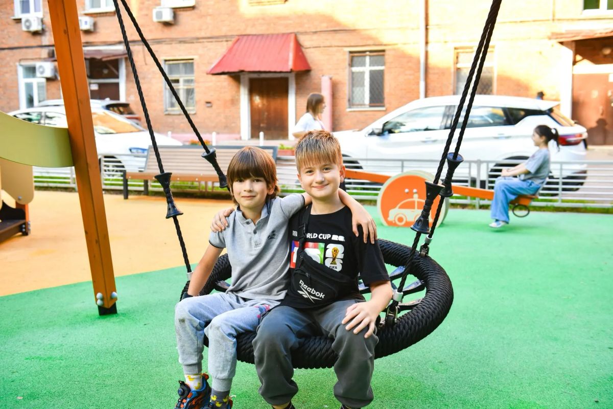 Новые игровые комплексы в Химках: что появилось на площадках на улице Ленинградской Новые игровые комплексы в Химках: что появилось на площадках на улице Ленинградской
