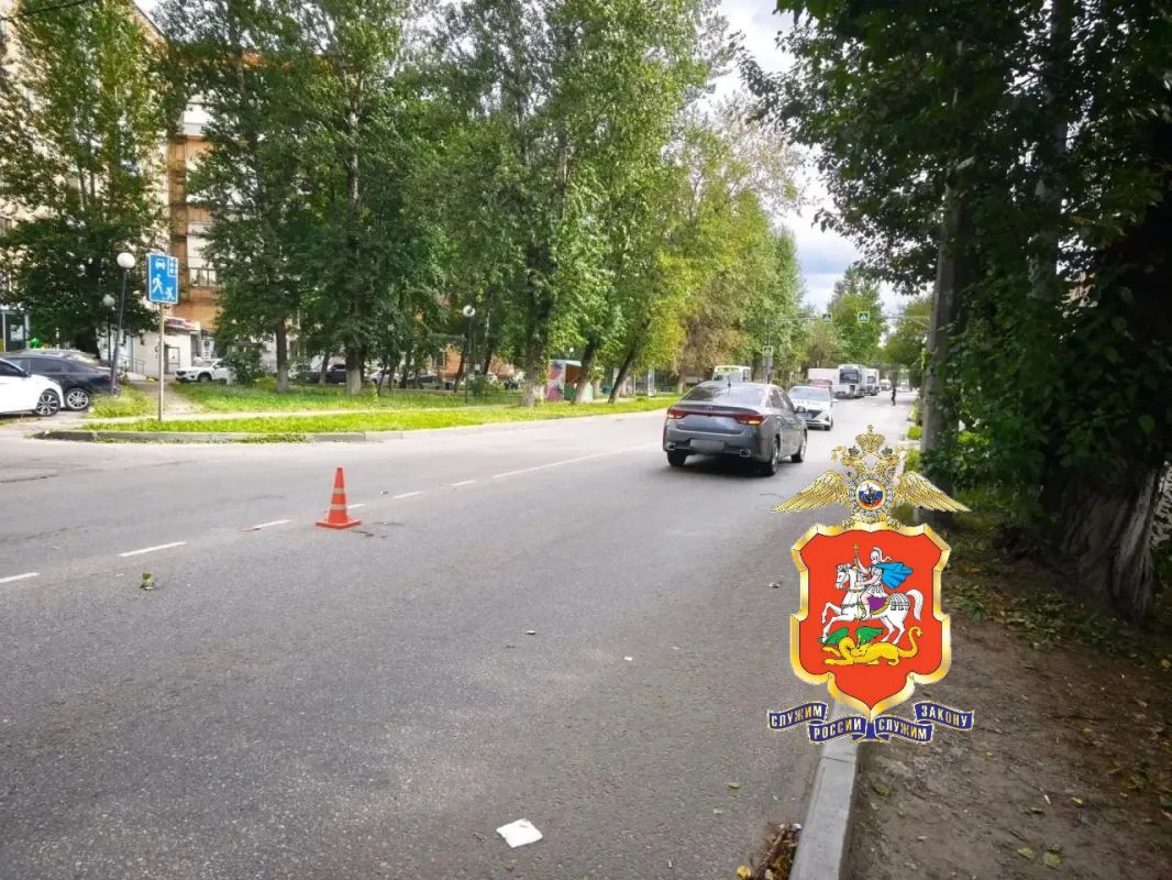 Подмосковные полицейские разбираются в обстоятельствах ДТП в Балашихе, в котором пострадал несовершеннолетний