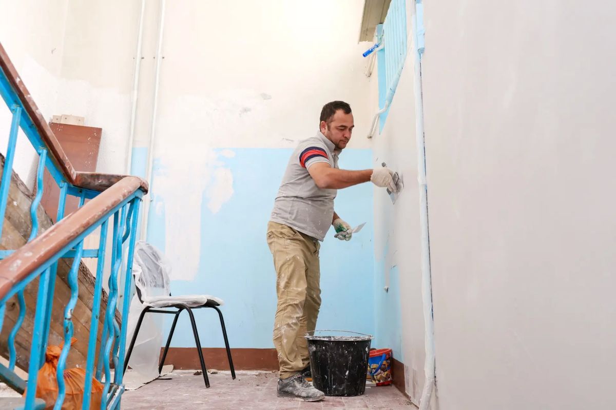 Юлия Купецкая: В Мытищах продолжается обновление подъездов в многоквартирных домах Юлия Купецкая: В Мытищах продолжается обновление подъездов в многоквартирных домах