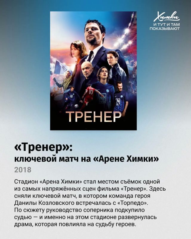 Вот это кино! И на экранах — Химки! Вот это кино! И на экранах — Химки!
