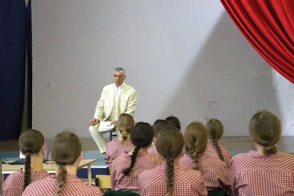 Член Общественного совета при ГУФСИН России по Московской области Геннадий Леонтьев прочитал лекцию о патриотизме