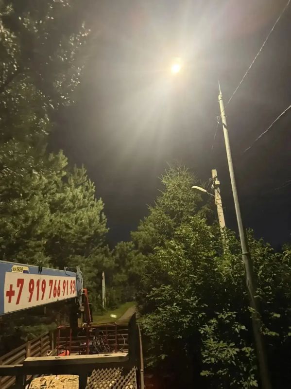 Новую линию освещения установили в деревне Соболиха в Балашихе Новую линию освещения установили в деревне Соболиха в Балашихе