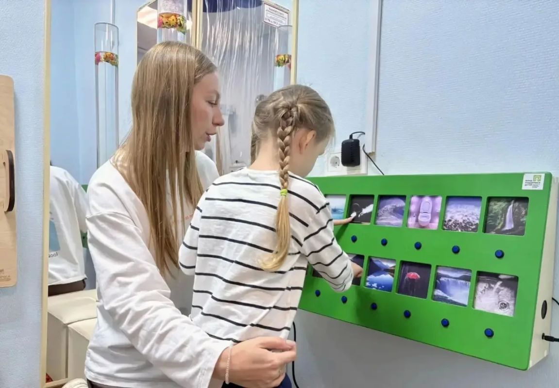 Применение интерактивной тактильнозвуковой панели в коррекционной работе в Комплексном центре "Воскресенский"