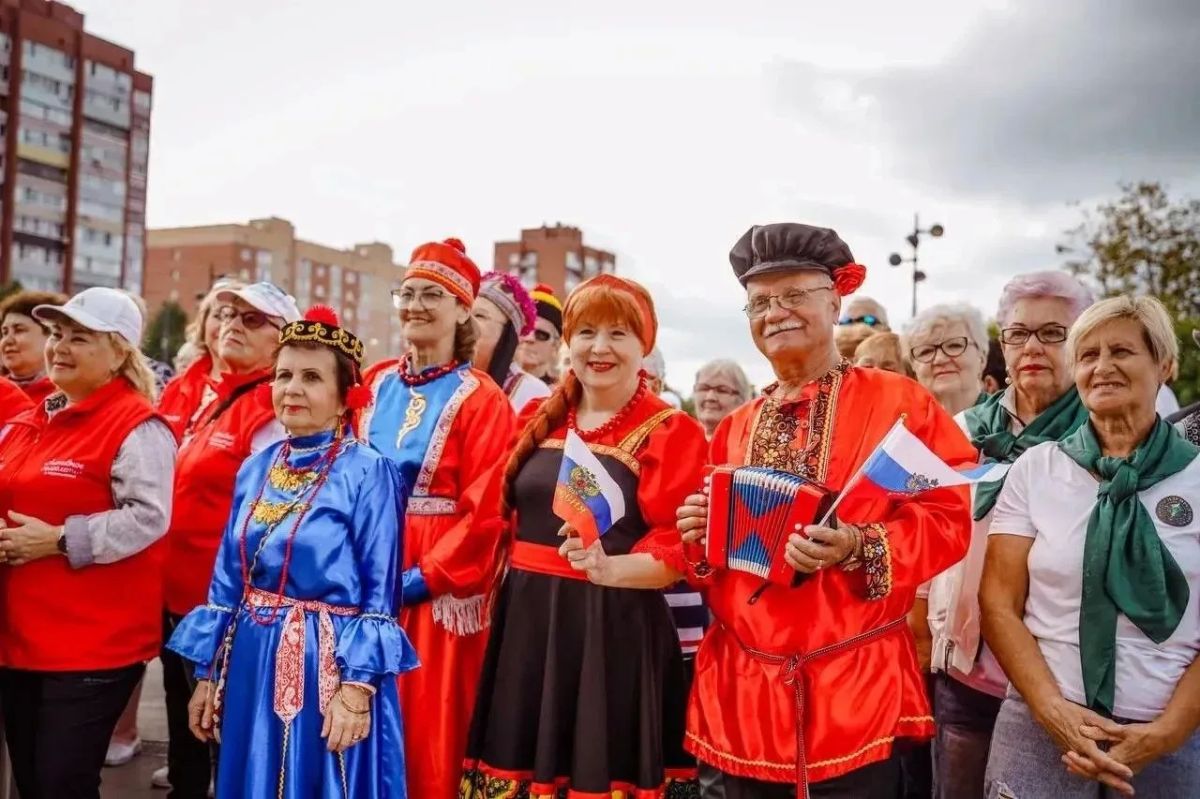 Участницы отделения «Активное долголетие» г. Ивантеевки приняли участие в масштабном Фестивале «Чтоб жила моя Россия» Участницы отделения «Активное долголетие» г. Ивантеевки приняли участие в масштабном Фестивале «Чтоб жила моя Россия»