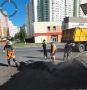 Благоустройство в Долгопрудном: уборка территорий и ямочный ремонт проводятся без выходных