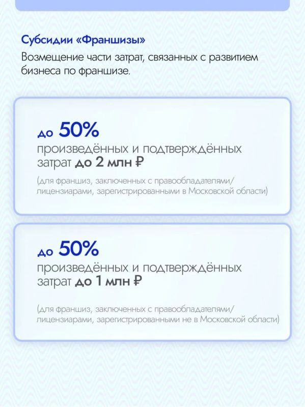 В 2026 году на развитие МСП в Подмосковье предусмотрено 3,7 млрд рублей В 2026 году на развитие МСП в Подмосковье предусмотрено 3,7 млрд рублей