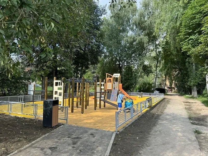 В Воскресенске завершено обновление детских игровых площадок в рамках федерального проекта «Формирование комфортной городской среды» В Воскресенске завершено обновление детских игровых площадок в рамках федерального проекта «Формирование комфортной городской среды»