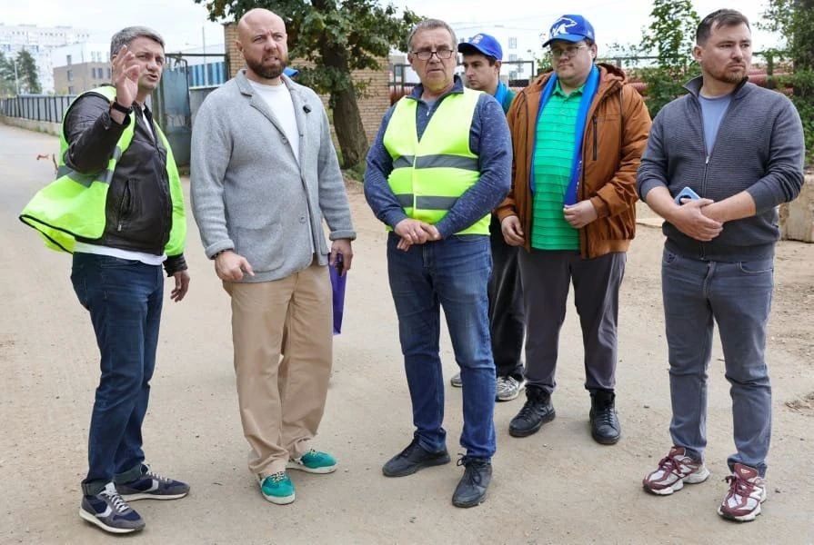 Контроль графиков: что показал осмотр на обновленном участке улицы в Мытищах Контроль графиков: что показал осмотр на обновленном участке улицы в Мытищах