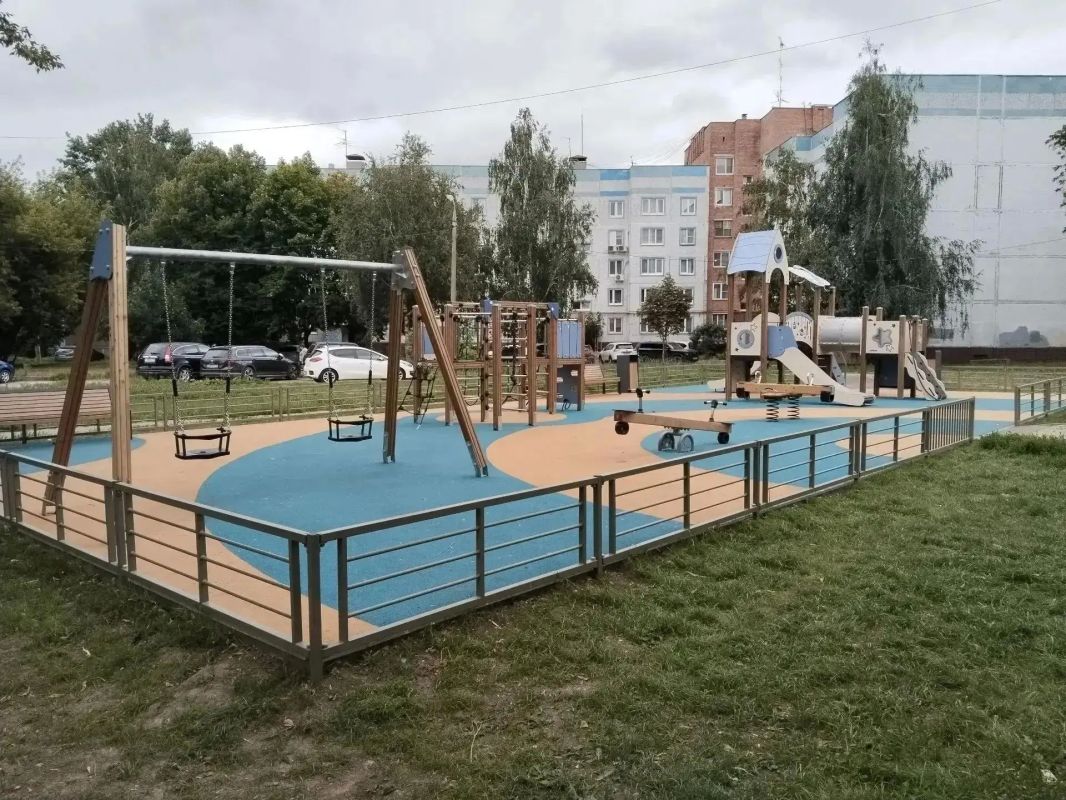В Городском округе Коломна завершены запланированные на 2026 год работы по обновлению детских игровых площадок В Городском округе Коломна завершены запланированные на 2026 год работы по обновлению детских игровых площадок