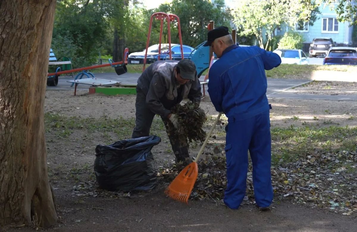 Островок перемен: в Долгопрудном жители и сотрудники администрации благоустроили территорию района Островок перемен: в Долгопрудном жители и сотрудники администрации благоустроили территорию района