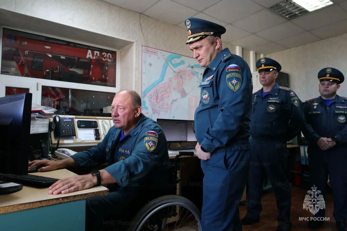 Начальник Главного управления посетил Каширский пожарно-спасательный гарнизон Начальник Главного управления посетил Каширский пожарно-спасательный гарнизон