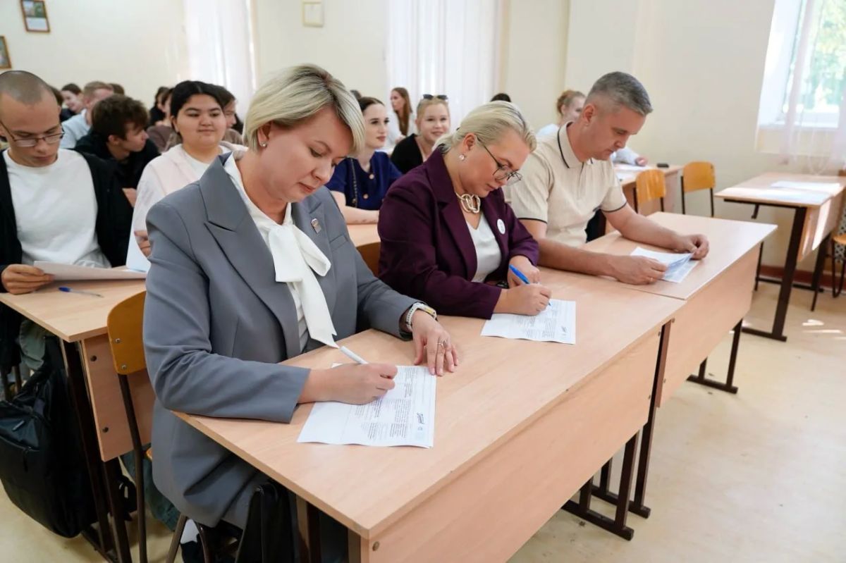 «Избирательный диктант» написали в Подольске более 60 человек «Избирательный диктант» написали в Подольске более 60 человек