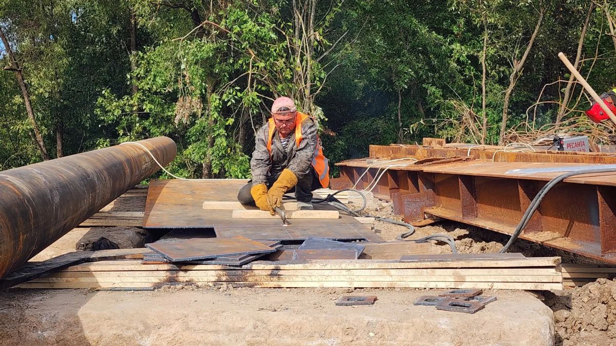 В деревне Симбухово Наро-Фоминского округа продолжается капремонт моста через р. Исьму по нацпроекту #ИДЖ В деревне Симбухово Наро-Фоминского округа продолжается капремонт моста через р. Исьму по нацпроекту #ИДЖ
