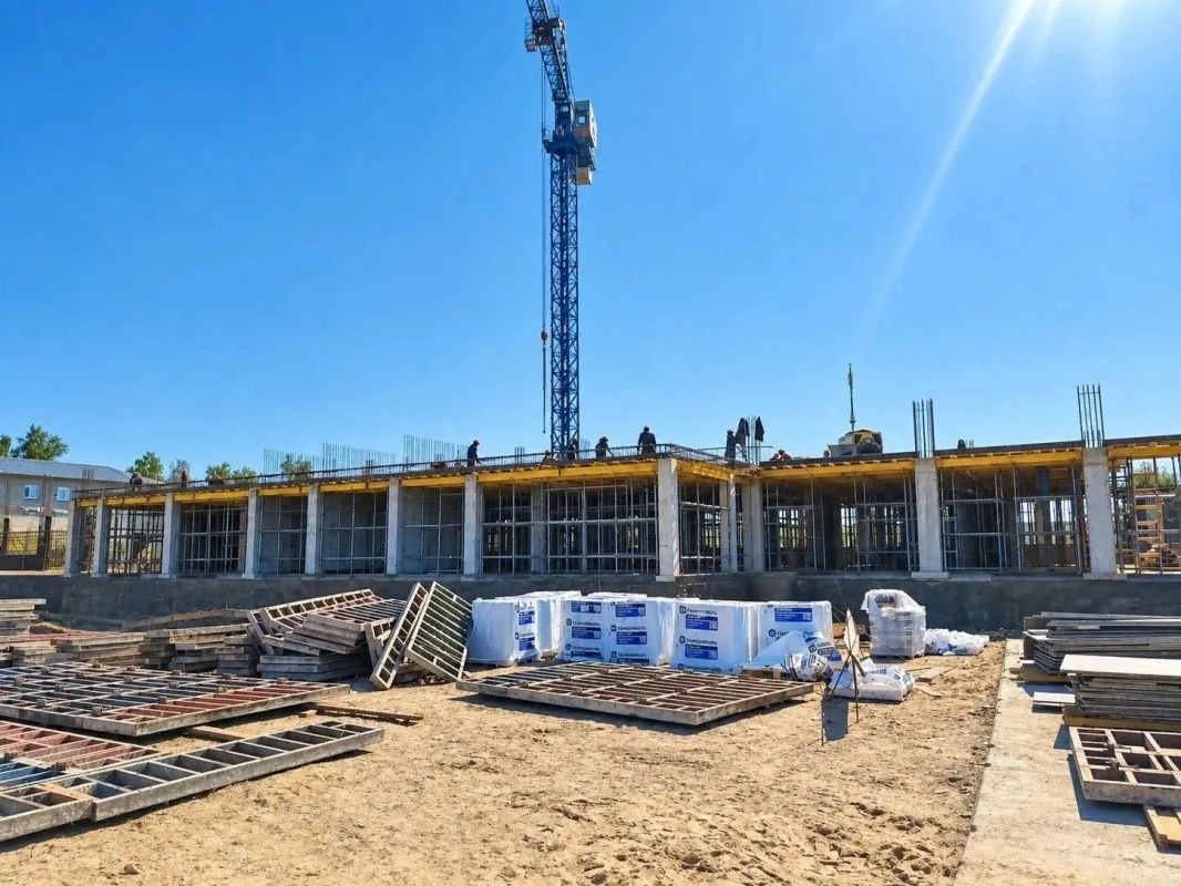 Продолжается строительство воспитательно-образовательного комплекса в Шатуре Продолжается строительство воспитательно-образовательного комплекса в Шатуре