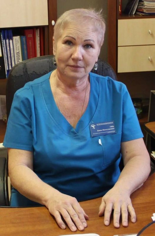 Анестезиолог Анна Гиц отметила 36 лет службы в Подольском роддоме
