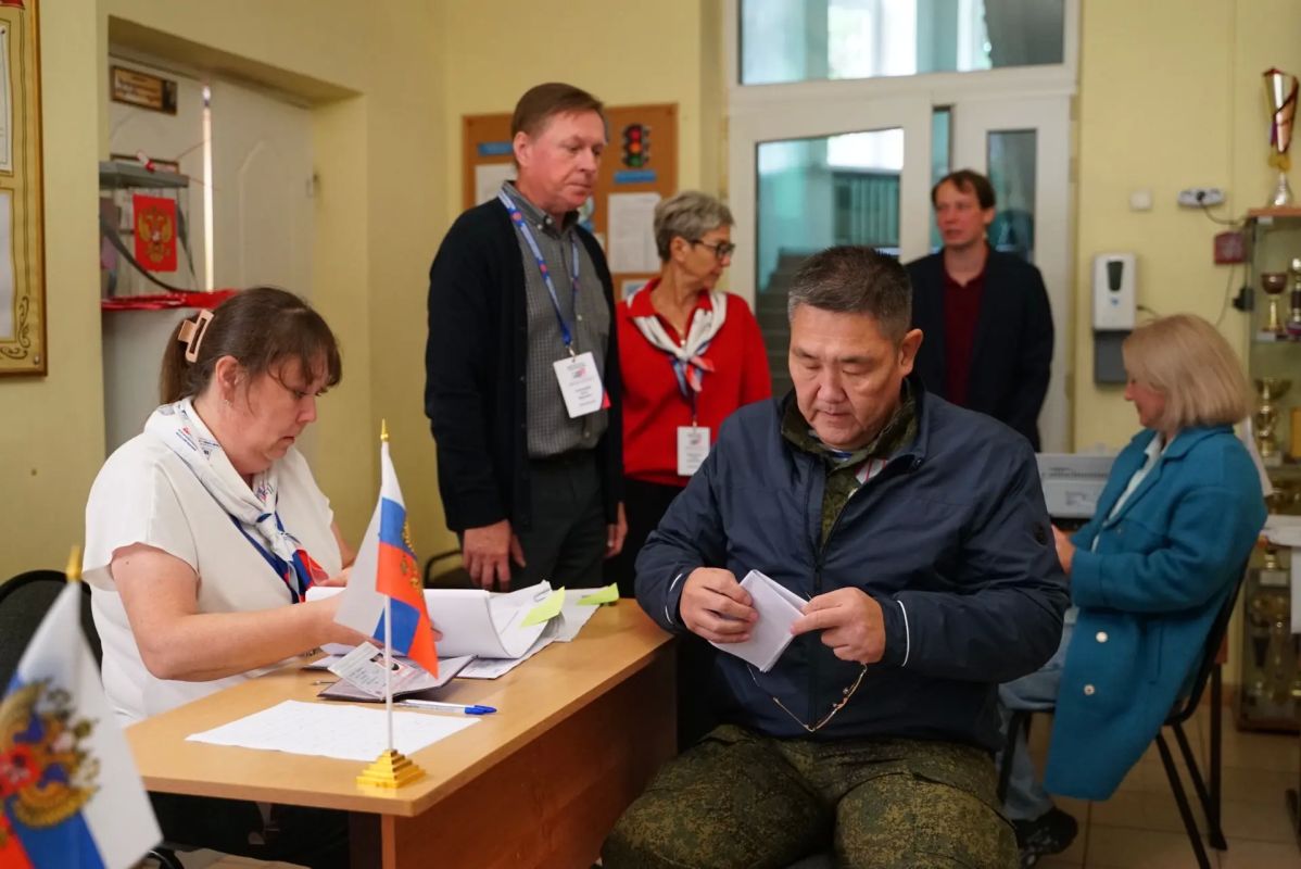 Ветераны СВО приняли участие в голосовании Ветераны СВО приняли участие в голосовании
