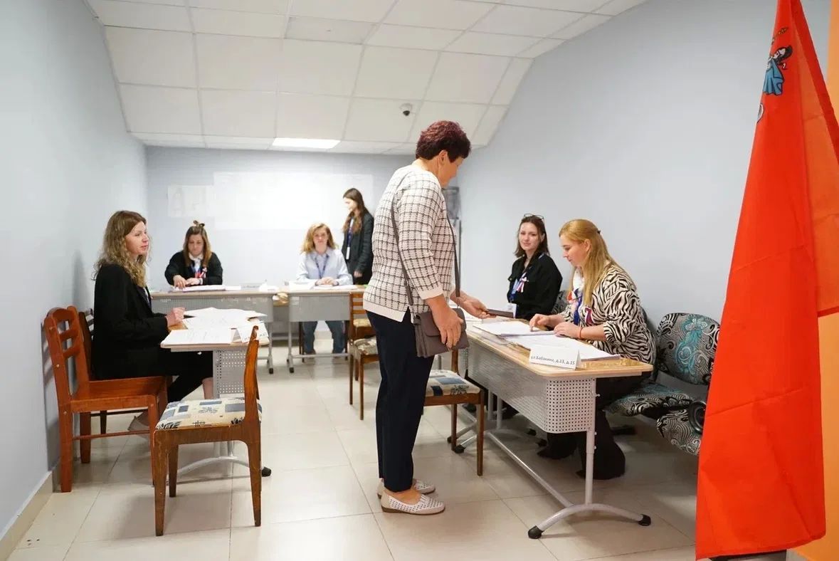 Заслуженный мастер спорта Ирина Худорошкина проголосовала на выборах в Химках Заслуженный мастер спорта Ирина Худорошкина проголосовала на выборах в Химках