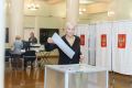 Жители активно приходят на избирательные участки