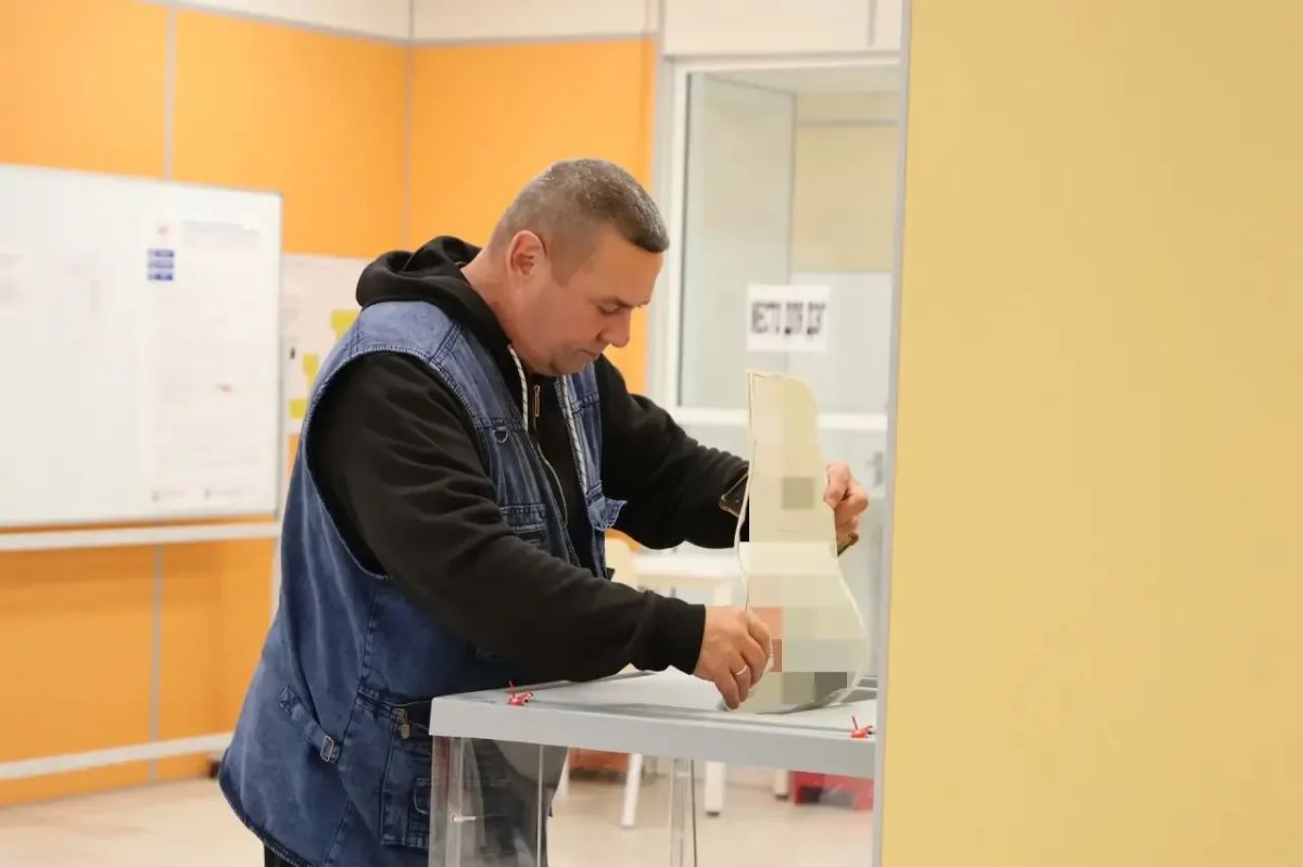 Многодетная семья Тарановых проголосовала на выборах в Ступино Многодетная семья Тарановых проголосовала на выборах в Ступино