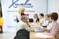 Глава Химок Инна Федотова проверила работу избирательных участков в Химках