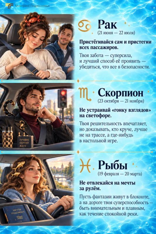 Каждому знаку — свой дорожный совет! Когда как не в пятницу представить вам необычный гороскоп Каждому знаку — свой дорожный совет! Когда как не в пятницу представить вам необычный гороскоп