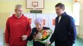 Владимир Волков: Пример для всех нас!. 100-летняя ветеран Великой Отечественной войны Адельфина Михайловна Мазятова проголосовала на выборах депутатов Госдумы и Мособлдумы на избирательном участке в Дзержинском