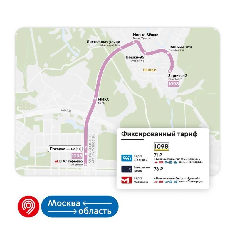 Два новых маршрута проекта «Москва – область» запустили в Мытищах Два новых маршрута проекта «Москва – область» запустили в Мытищах