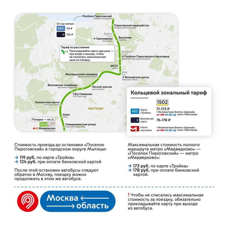 Два новых маршрута проекта «Москва – область» запустили в Мытищах