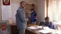 Уполномоченный главы округа Пушкинский Ольга Алексеева сделала свой выбор на избирательном участке № 2487 в родном селе Царево