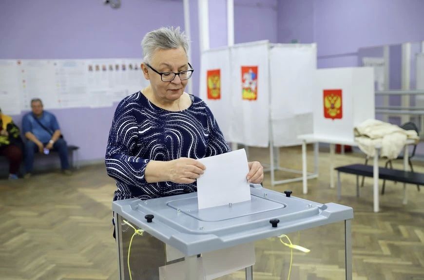 Общественный деятель Ирина Трынкина проголосовала в Солнечногорске! Общественный деятель Ирина Трынкина проголосовала в Солнечногорске!