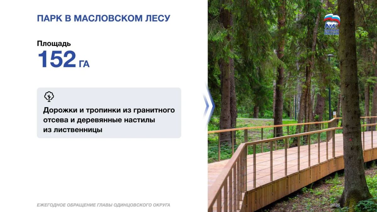 Андрей Иванов: Масловский лес развиваем как тихий экологический парк с минимальным воздействием на природную территорию
