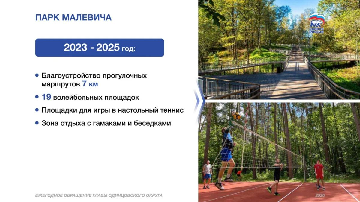 Андрей Иванов: Парк Малевича представляет собой новый для Подмосковья формат арт-парка, где объединены естественный лес, современное искусство, спорт и качественный сервис Андрей Иванов: Парк Малевича представляет собой новый для Подмосковья формат арт-парка, где объединены естественный лес, современное искусство, спорт и качественный сервис