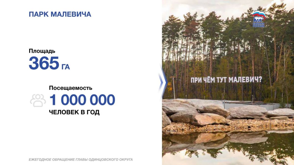 Андрей Иванов: Парк Малевича представляет собой новый для Подмосковья формат арт-парка, где объединены естественный лес, современное искусство, спорт и качественный сервис