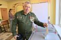 Кандидат Андрей Черепенников проголосовал на УИК №2367 в школе «Бородино»