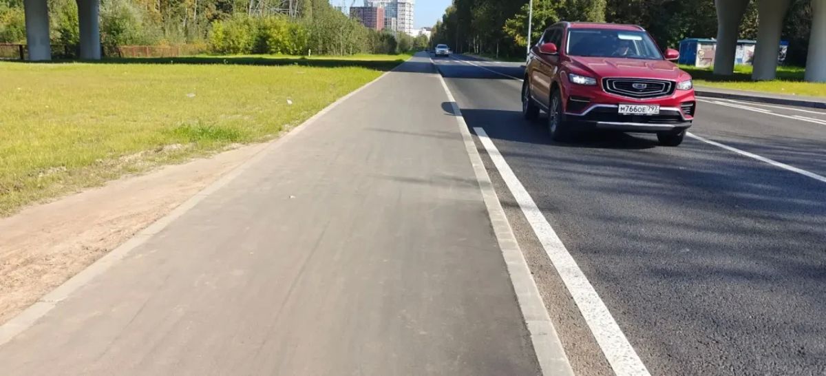 Новый тротуар появился в Путилково Новый тротуар появился в Путилково