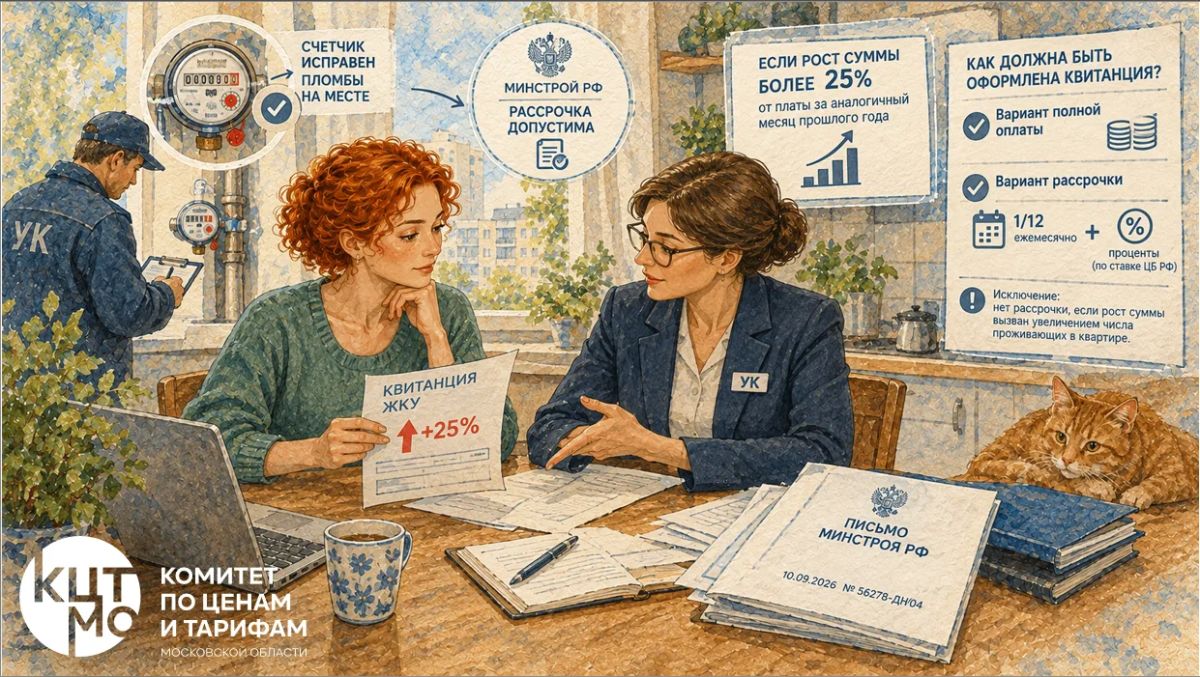 Доначислили плату за ЖКУ после проверки счетчика? Вы имеете право на рассрочку!