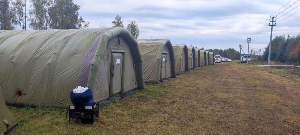 Продолжается полевой выход специалистов Ногинского ордена Жукова спасательного центра МЧС России Продолжается полевой выход специалистов Ногинского ордена Жукова спасательного центра МЧС России