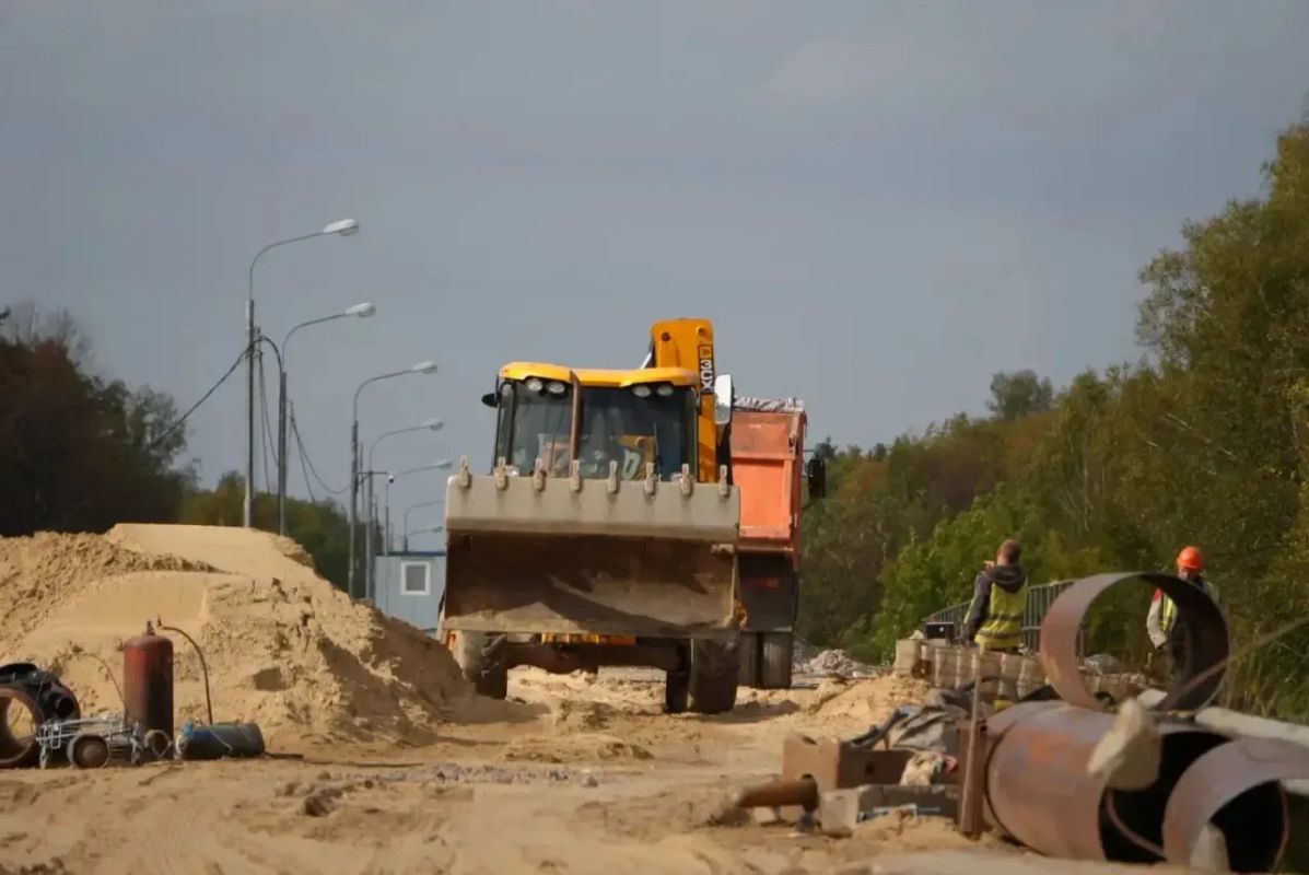 Реконструкция моста в деревне Лукино выходит на финишную прямую Реконструкция моста в деревне Лукино выходит на финишную прямую