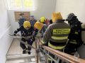 Пожарные и спасатели провели учения на базе ИК-5 в Можайском округе