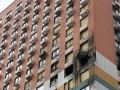 В Люберцах восстанавливают пострадавший от атаки БПЛА д. №4, корп. 1 на улице Летчика Ларюшина