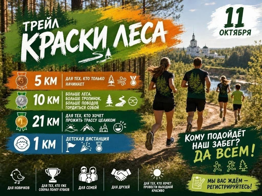 «Краски леса»: приглашаем на осенний забег