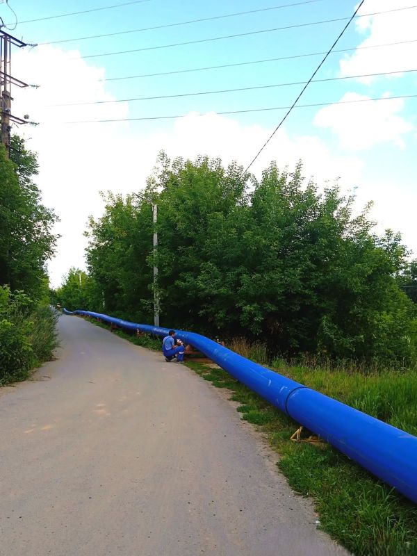 На более чем 60% выполнена реконструкция напорного коллектора Вербилках На более чем 60% выполнена реконструкция напорного коллектора Вербилках