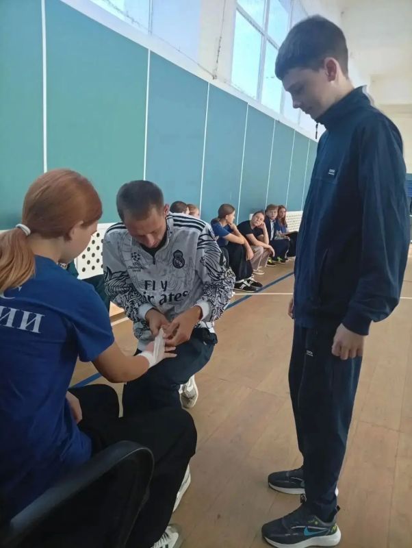 В Малинской школе прошёл мастер-класс по первой помощи