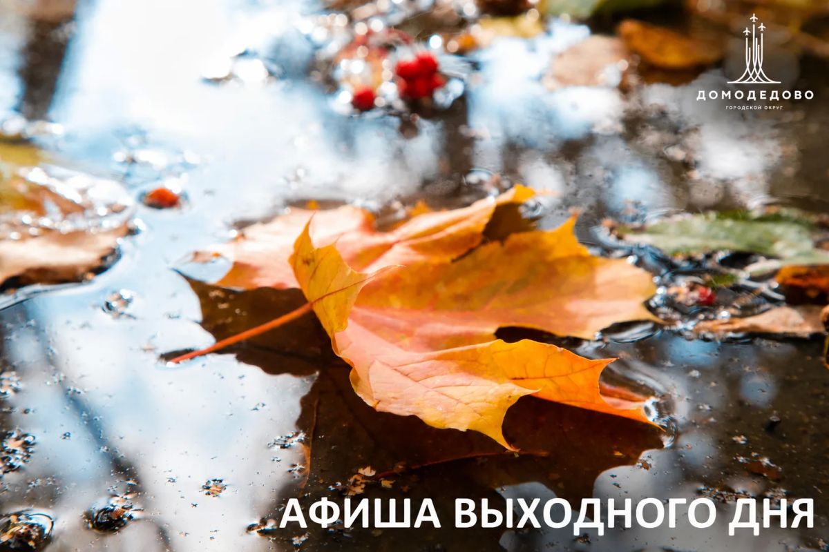 Афиша выходного дня 26–27 сентября