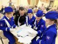 В Единый день безопасности дорожного движения сотрудники Госавтоинспекции МУ МВД России «Власиха» провели мероприятие «Посвящение в пешеходы»