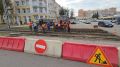 В Коломне начался ремонт переезда на трамвайных путях в районе пересечения улицы Октябрьской революции и Окского проспекта