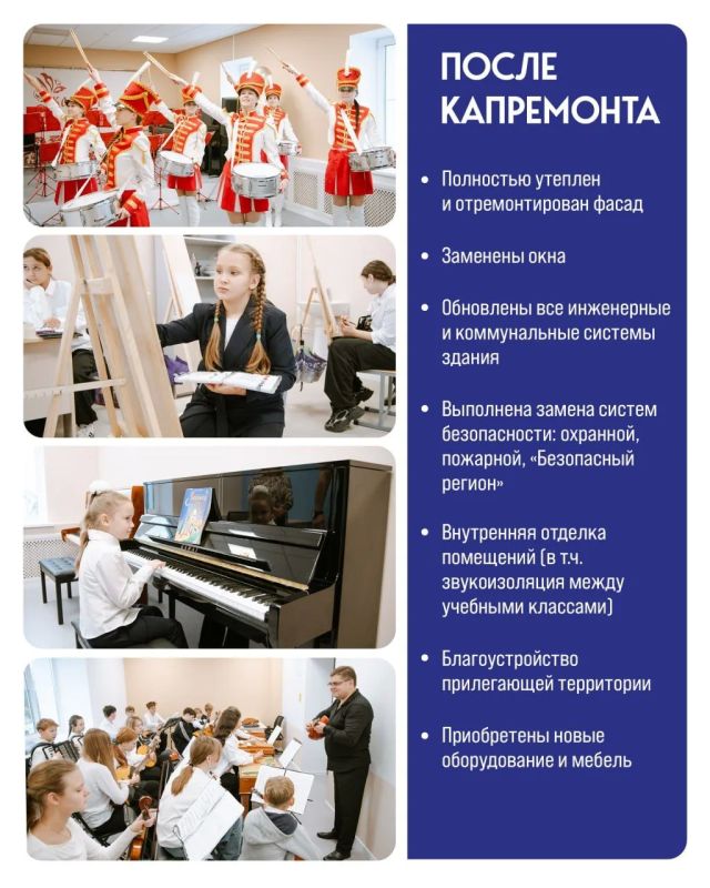 Подразделение Детской школы искусств открыли после капремонта в Кашире Подразделение Детской школы искусств открыли после капремонта в Кашире