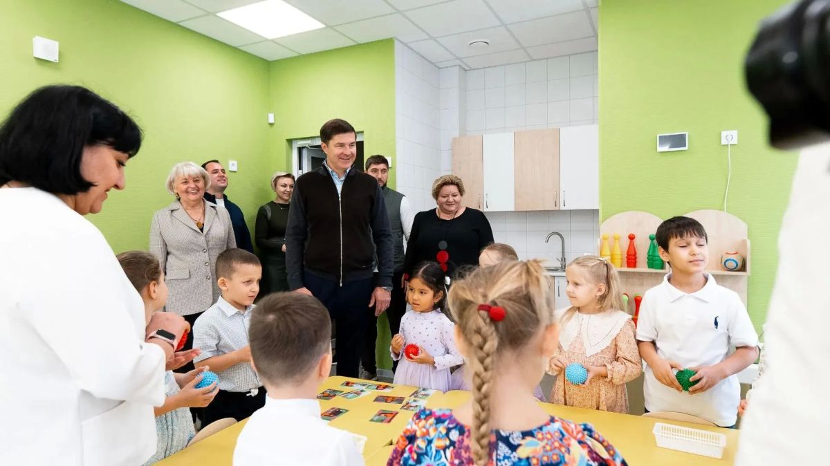 Детский сад «Росинка» на 220 мест открылся в Люберцах после капитального ремонта Детский сад «Росинка» на 220 мест открылся в Люберцах после капитального ремонта