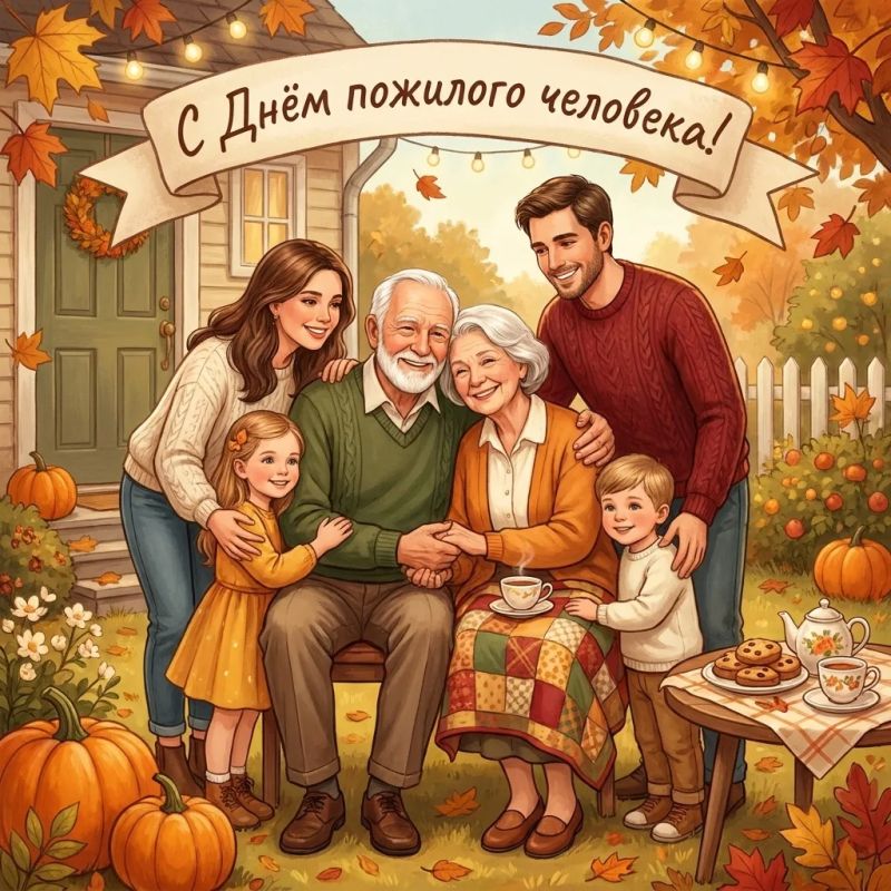 Дорогие наши ветераны, бабушки и дедушки!